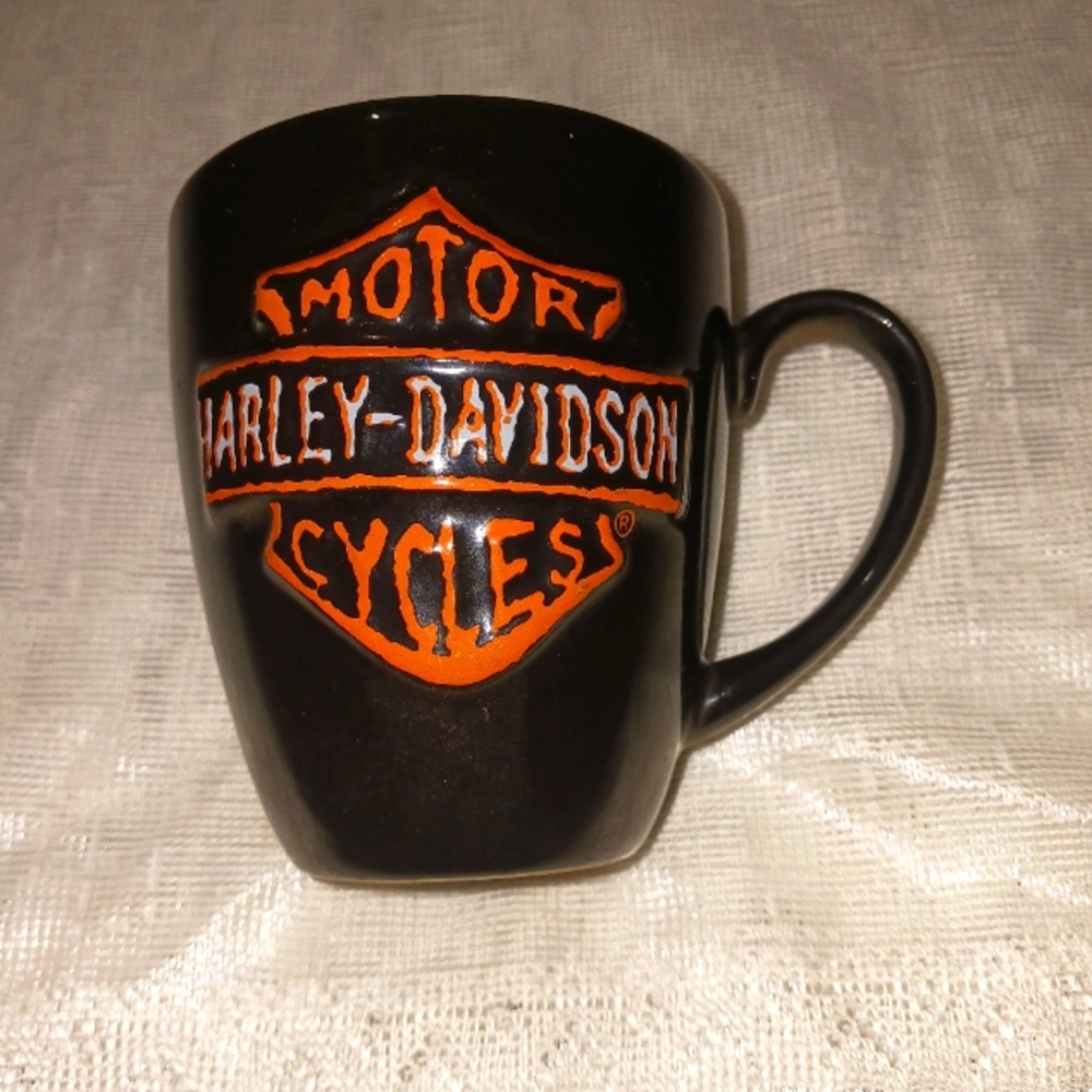 Vintage Harley-Davidson coffee cup